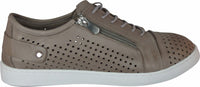 Cabello EG17 Leather Sneaker - Stone