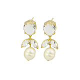 Bianca Earrings - Crystal