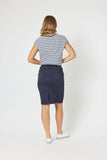 Portia Denim Skirt - Navy