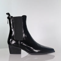 Minx Hawk Boot - Black Crinkle