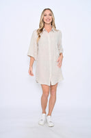 Linen Shirt Dress