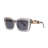 Cleo Sunglasses Green/Tortoise Shell