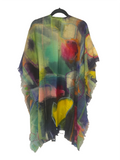 Abstract Art Wool Cape