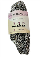 Leopard Print Turban Hat