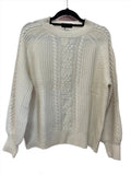 Caroline Wool Jumper - White