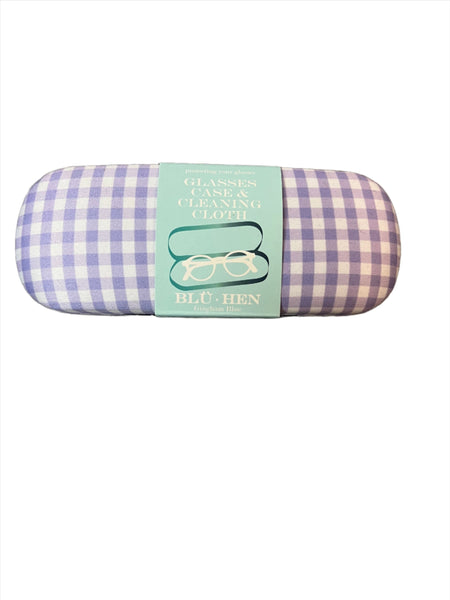 Glasses Case - Blue Gingham