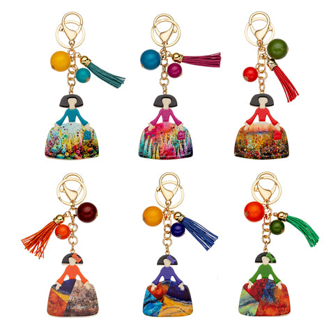 Japanese Lady Keyrings