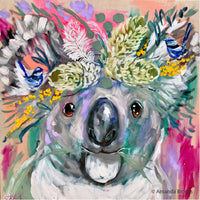 Koala & Blue Wren Magnet