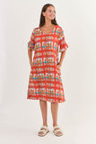 Tutti-Frutti Cotton Dress