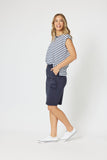 Portia Denim Skirt - Navy