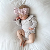 Lavender Pointelle Rib Onesie