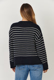 Cotton Stripe Knit - Ink