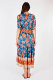 Rubyyaya Mexican Flower Dress - Multi