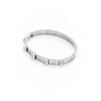 Rock Glam Bangle - Silver