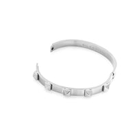 Rock Glam Bangle - Silver