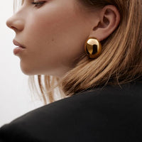 Mirage Statement Earrings - Gold