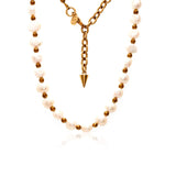 Lumina Pearl & Gold Necklace