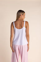 Satin Cami - White