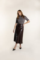 Faux Leather Skirt - Coco