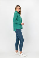 Cowl Neck Pullover - Jade