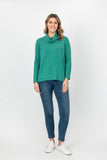 Cowl Neck Pullover - Jade