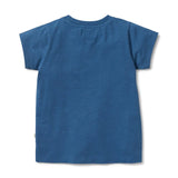 Dark Blue Organic Pocket Tee