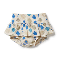 Ocean Breeze Crinkle Ruffle Nappy Pant