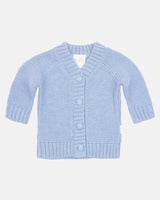 Organic Cardigan Andy - Seabreeze