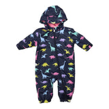 Dinosaur Rain Suit - Navy