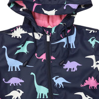 Dinosaur Rain Suit - Navy