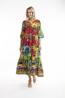 Peak Maxi Dress - El Paso Print