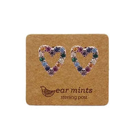 Rainbow Heart Earrings