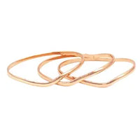 Nesting Bangles S/3 - Rose Gold