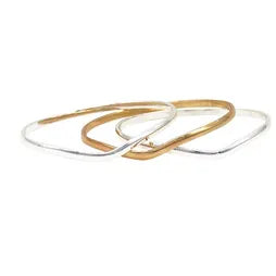 Nesting Bangles S/3 - Silver/Gold