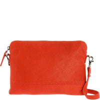 Holly Leather Crossbody - Orange