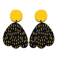 Tulip Earring - Yellow 2 Piece