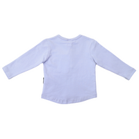 Henley L/S Tee - Blue Heron