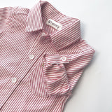 Boys Dress Shirt - Red Pinstripe