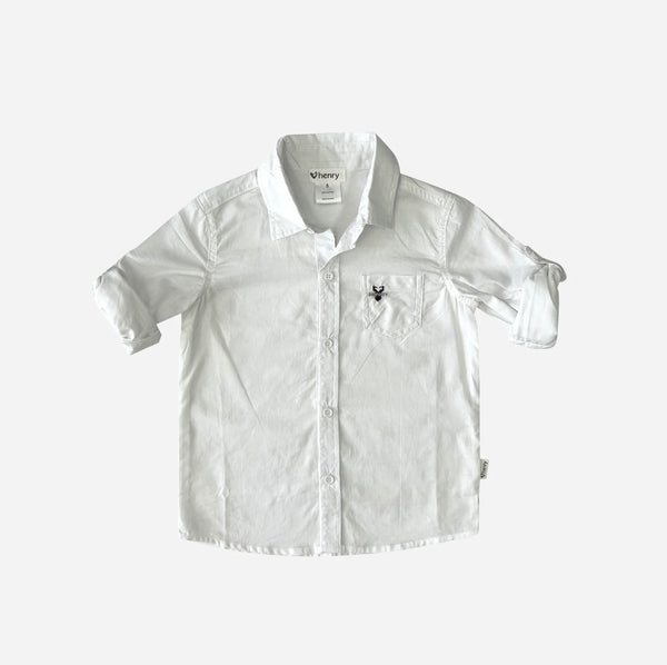 Boys Dress Shirt - White