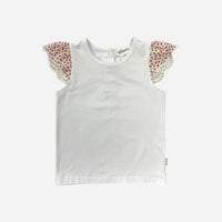 Girls Print Sleeve Top - Little Amore