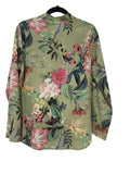 Flora Cotton Blouse - Sage