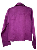 Linen Shacket - Mauve