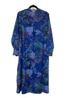 Flora Cotton Dress - Royal