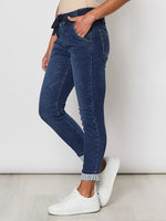 Stripe Cuff Denim Jean