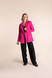 Double Breasted Blazer - Fuchsia