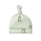 Organic Rib Knot Hat - Bear Hug