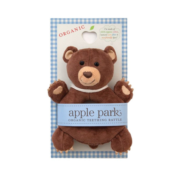 Apple Park Soft Rattle | Assorted