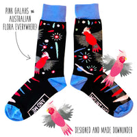 Blue Mountains Socks - Galahs