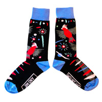 Blue Mountains Socks - Galahs