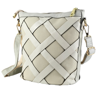 Stila Leather Handbag - Cream